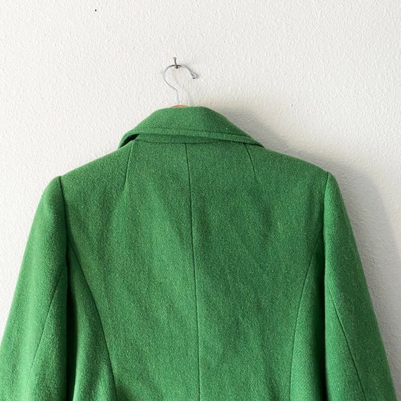 Cabi green wool blend double breasted blazer size 8 - Picture 6 of 8